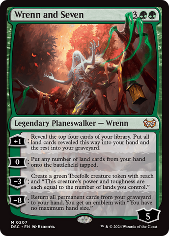 Wrenn and Seven [Duskmourn: House of Horror Commander] (Español)